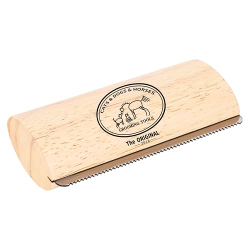 Dog Brush for Shedding – Wooden Pet Grooming Brush for Undercoat Removal 1