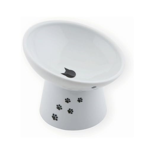 猫壱 ハッピーダイニング 食器 脚付にゃにゃめフードボウル レギュラー 1