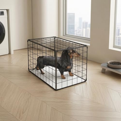 JWQFBC 犬 ケージ ペットサークル 折りたたみ 室内用 小型犬 中型犬向け, 白, ホワイト, 30x30x20【4-6斤愛寵】の特徴・詳細 画像