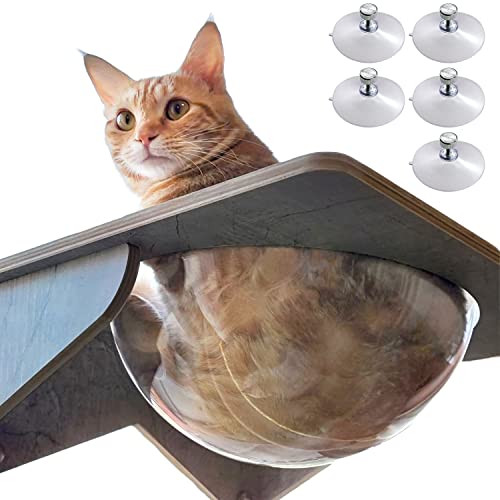 POOKIE 猫 窓 ハンモック スケルトン 窓ベッド 猫ベッド 宇宙船 キャットタワー 吸盤 取り付けの外観・全体像 画像