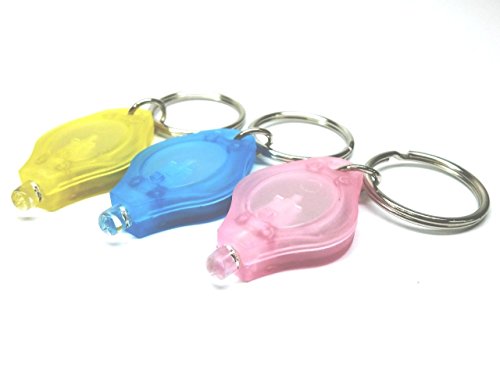 コアウェーブ お散歩ライト光るキーホルダー型LEDイルミネーション CW-163PL (三色セット)の特徴・詳細 画像