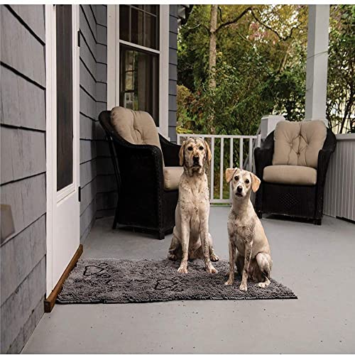 (ドッグ・ゴーン・スマート) Dog Gone Smart ワンちゃん用 Dirty Dog ドアマット 犬用 足ふきマット 玄関 ペット用品 (L) (ブラウン)の特徴・詳細 画像