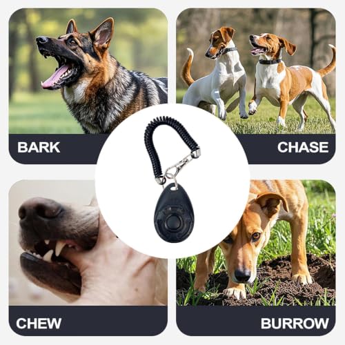 犬しつけ用ペットクリッカー | ペットの行動しつけツール リストストラップ付き | 馬の行動トレーニング用クリッカー | 室内 屋外 裏庭 自宅 トイの特徴・詳細 画像