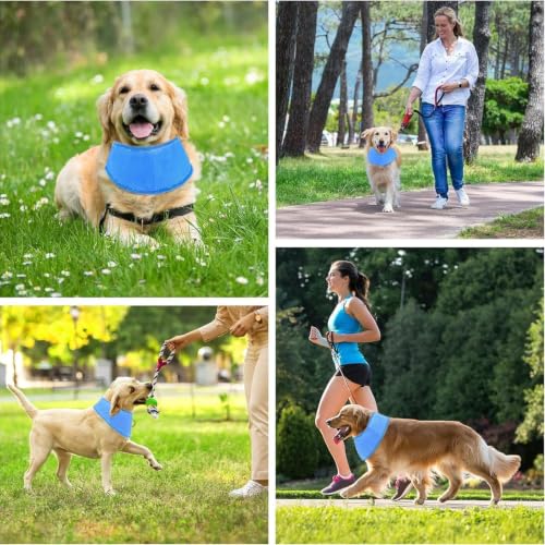 Cooling Bandana For Dogs - Reusable Adjustable Pet Neck Wrap, Outdoor Dogの特徴・詳細 画像