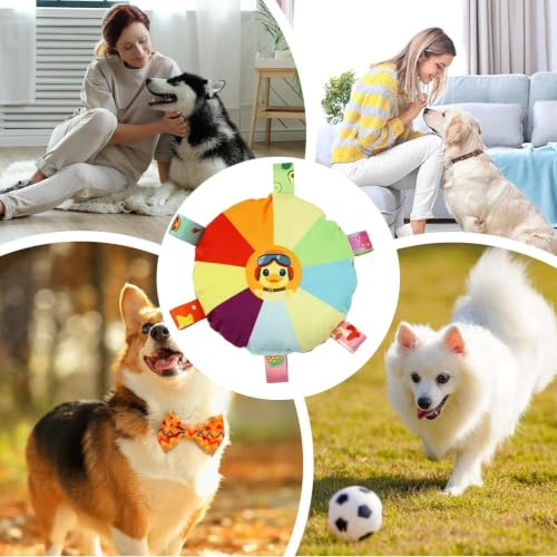 小型犬向け きしむ おもちゃ カラフル ペット用品 内蔵ベルの特徴・詳細 画像