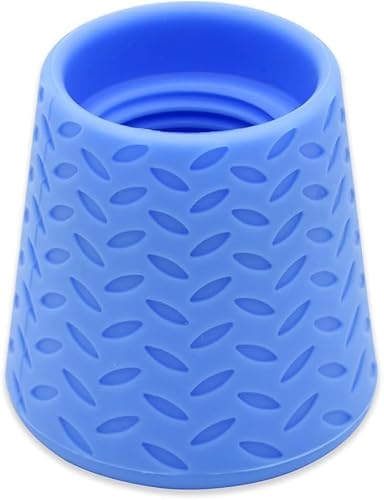 ペット ボトル用シャワーヘッド 犬 散歩 水 おしっこ ペットボトル 水飲み ポータブル アウトドア ペット用シャワーヘッド シャワー用ボトルキャップ 汚れ除去 用水スプレー 屋外用 (ブルー)の外観・全体像 画像