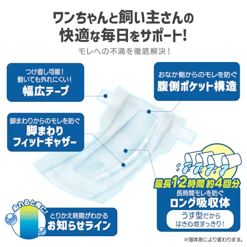 女の子用ペットおむつ XXSサイズ 4枚入り FNPD-XXS4 (× 2)の特徴・詳細 画像
