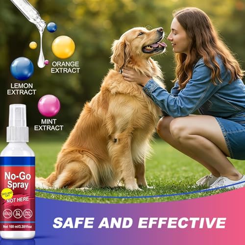 犬 しつけ スプレー 100ml 犬 マーキング防止スプレー 室内 自然由来成分 ペット忌避剤 ひっかき防止 噛み付き防-止 いたずら防-止 粗相 爪とぎ 立ち入り禁止 園芸 家具 ソファ 猫 犬通用の特徴・詳細 画像