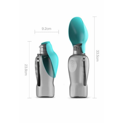 MLDY ポータブル犬用ウォーターボトル、折りたためるマグ お散歩ボトル ペット 水飲み器 携帯用 (グリーン)の詳細・まとめ 画像