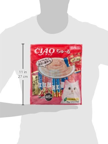 Figaro(フィガロ) CIAOちゅ~る まぐろバラエティ 14g×45本 猫用おやつの特徴・詳細 画像