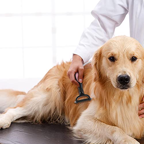 犬のグルーミングコーム、犬のヘアブラシ、猫のグルーミング用品、ステンレス鋼の毛の取り外し、毛皮の除去、犬の子犬のための毛皮のリムーバー脱出ツール(B)の特徴・詳細 画像