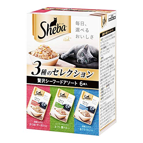 シーバ リッチ ごちそうフレーク 贅沢シーフードアソート 35g×6袋【まとめ買い】の外観・全体像 画像