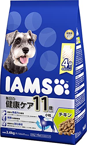 アイムス シニア犬用 11歳以上用 毎日の健康ケア チキン 小粒 2.6kg ドライフード ドッグフード 総合栄養食 獣医師の知見に基づき開発 1