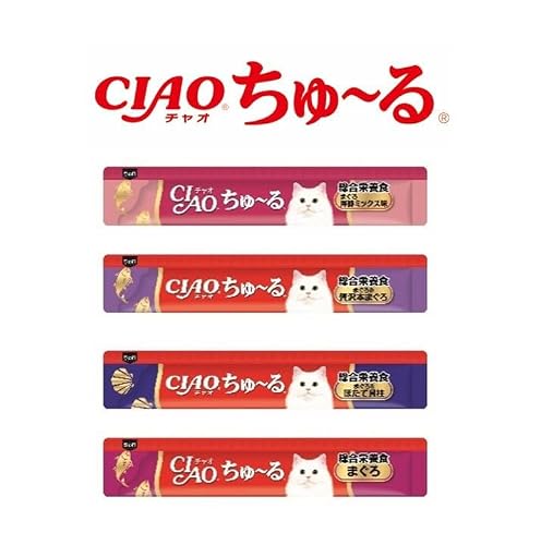 チャオ (CIAO) ちゅ~る 総合栄養食バラエティ 80本 猫用おやつの詳細・まとめ 画像