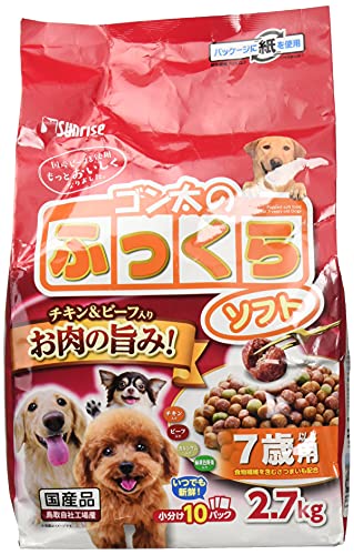 ゴン太のふっくらソフト 7歳以上用 2.7kg 総合栄養食の外観・全体像 画像