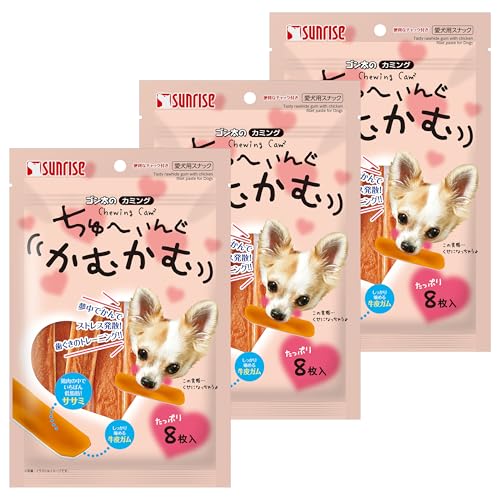 ゴン太のカミング ちゅーいんぐかむかむ ささみ 8枚×3個セットの外観・全体像 画像