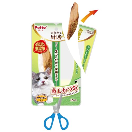 ペティオ (Petio) 猫用おやつ できたて厨房 キャット 蒸しさば 35ｇ 35グラム (x 1)の特徴・詳細 画像