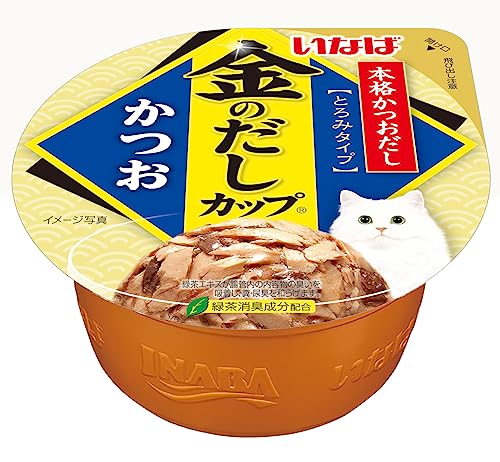 いなば 金のだしカップ まぐろ・かつおバラエティ 70g×12個 猫用 ウェットフードの特徴・詳細 画像